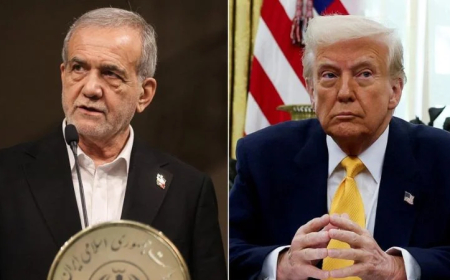 ট্রাম্পের কর্তৃত্ব নিয়ে প্রশ্ন পেজেশকিয়ানের, যুদ্ধ নিয়ে মিশ্র বার্তা