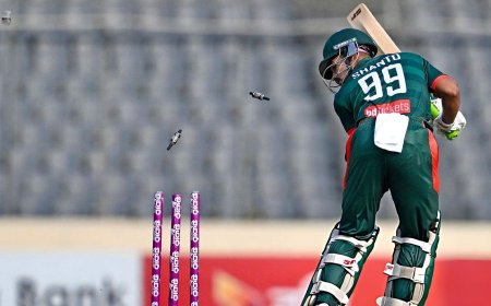 ব্যাটিংয়ে দীর্ঘ খরা যেভাবে বিপদ বাড়াচ্ছে বাংলাদেশের